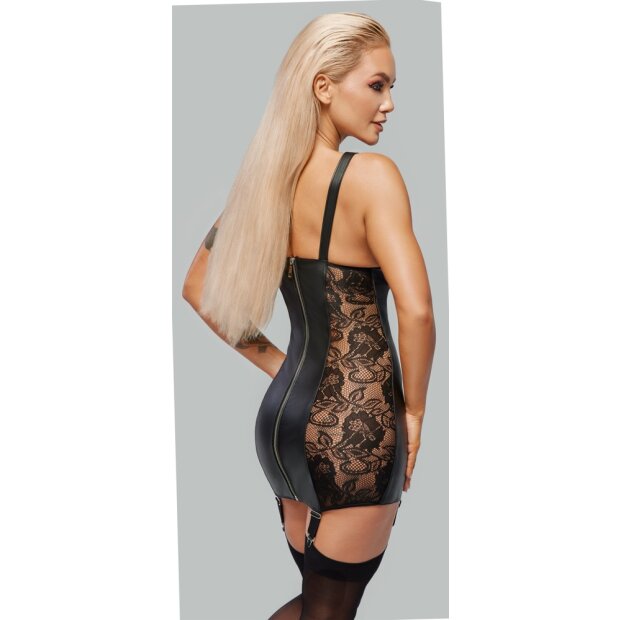 ZADO Leder Minikleid busenfrei XS - XXL