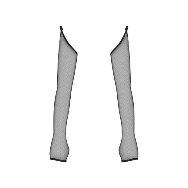 Obsessive Nesari Netzhandschuhe extra lang schwarz M/L - XL/XXL