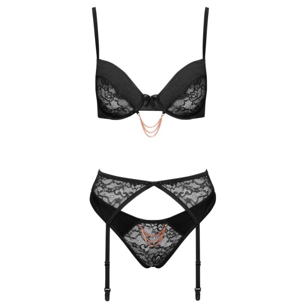 Cottelli Collection BH Set Kette 75B/S - 85C/L