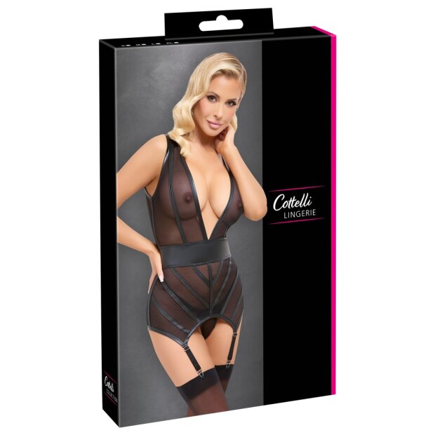 Cottelli Collection Strapshemd und String S - XL