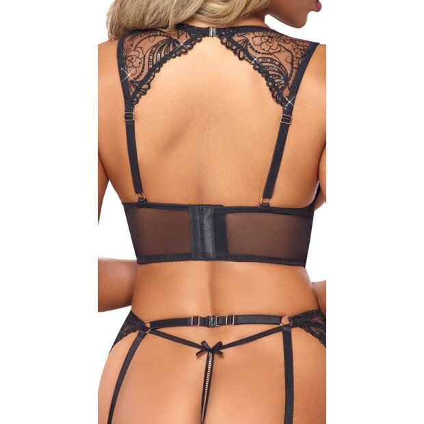 Abierta Fina Set Stickerei S - XL