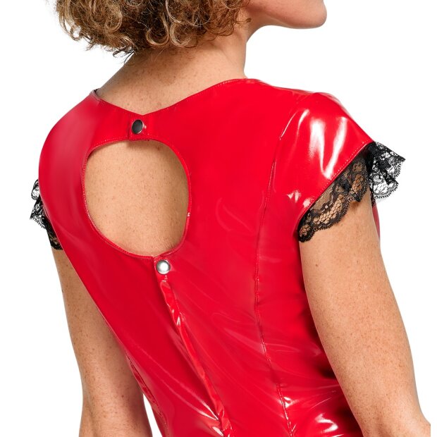 Black Level Lack Kleid rot S - XL