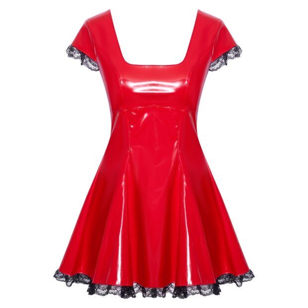 Black Level Lack Kleid rot S - XL