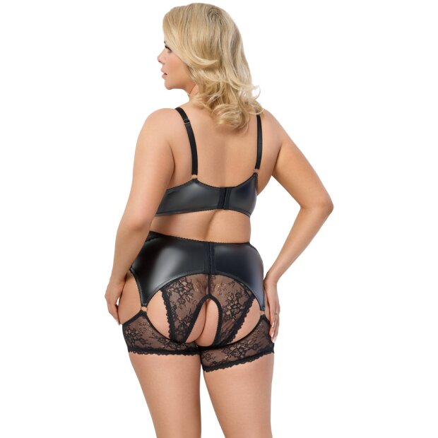 Cottelli Collection BH Set 3teilig Schwarz XL - 3XL