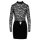 Black Level Lack Kleid mit Spitze S - XL