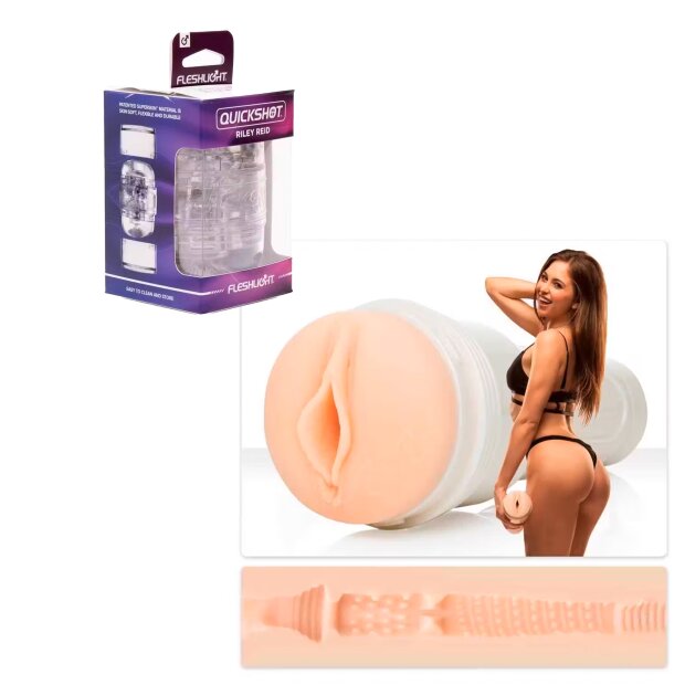 FLESHLIGHT Riley Reid Masturbator + Quickshot