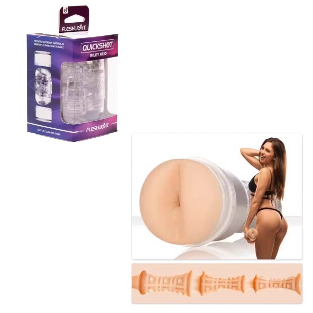 FLESHLIGHT Riley Reid Masturbator + Quickshot