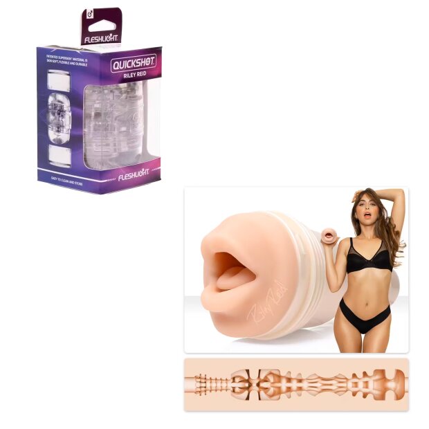 FLESHLIGHT Riley Reid Insomnia Mouth + Quickshot