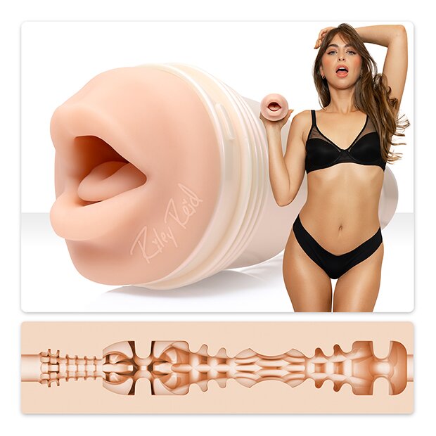 FLESHLIGHT Riley Reid Insomnia Mouth + Quickshot