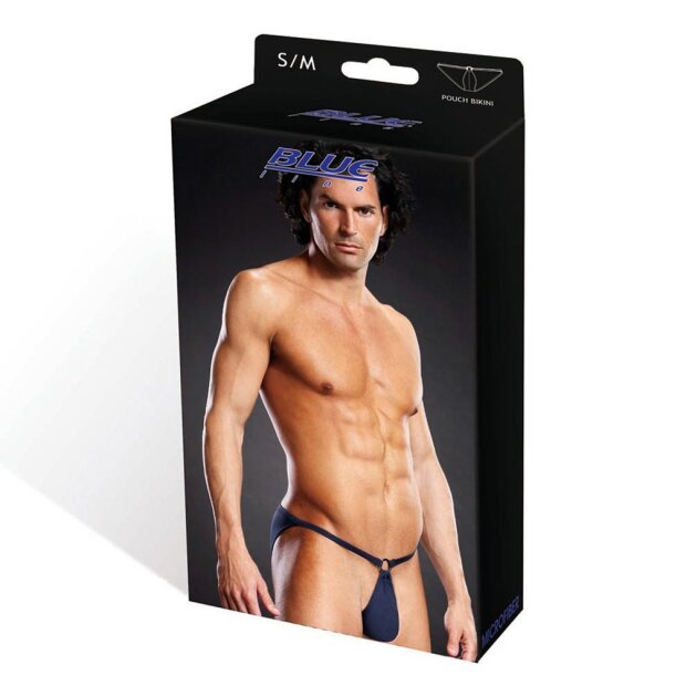 BLUE LINE Microfiber Pouch Bikini Blue S/M - L/XL