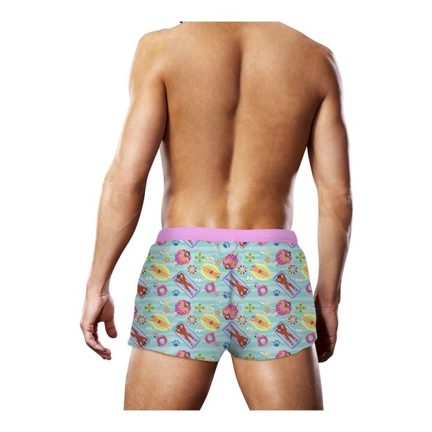 Prowler Badeshorts blau, pink S - XL