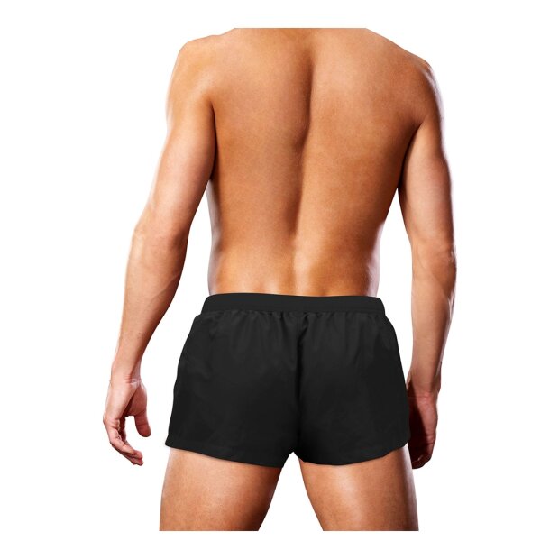 Prowler Badeshorts schwarz mit bunten Prowler Tatzenlogo S - XL