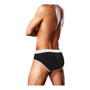 Prowler Badeslip schwarz mit bunten Prowler Tatzenlogo S...