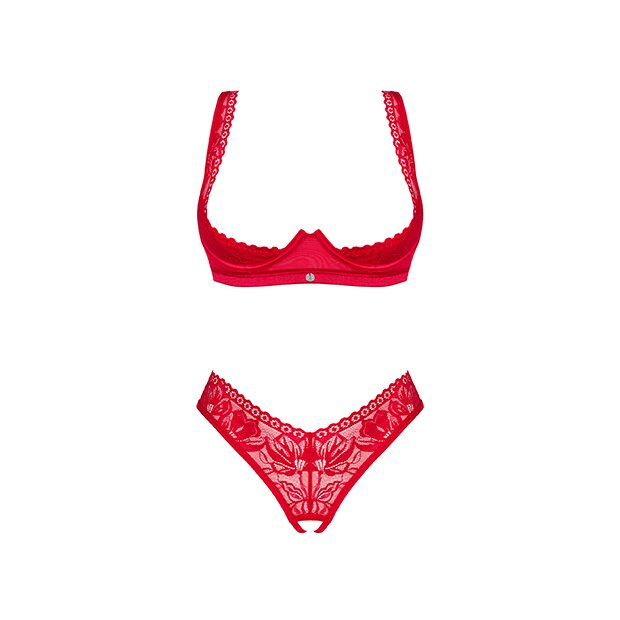 Obsessive Lacelove cupless 2-pcs set  M/L - XL/XXL