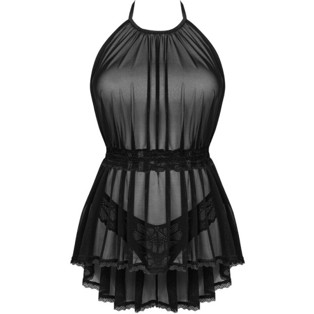 Obsessive Serafia Babydoll mit String schwarz XS/S - XL/XXL