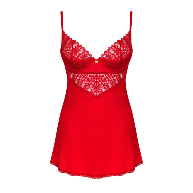 Obsessive Ingridia Kleid mit String rot XS/S - XL/XXL