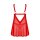 Obsessive Elianes Set Babydoll mit String und Schmuckherz Detail rot, gold XS/S - XL/XXL