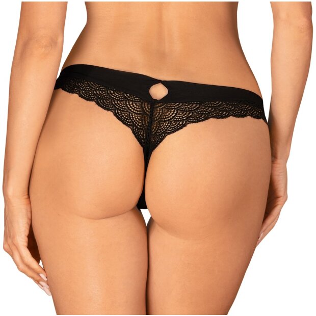 Obsessive - Panty - Black XS/S - XL/XXL