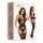 Beauty Night Fashion Lace Temptation corset & thong black S/M - XXL/3XL