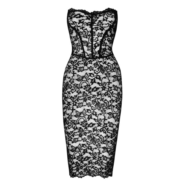 Noir Kleid Spitze S - XL