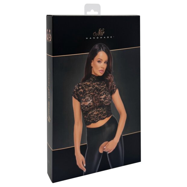 Noir Top Spitze S - XL