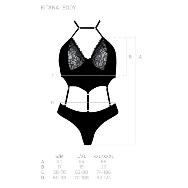 Casmir Kitsana body black-purple S/M - XXL/3XL