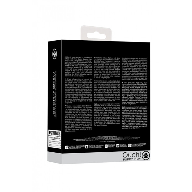 Shots Ouch! Neoprene Jockstrap schwarz S/M - L/XL