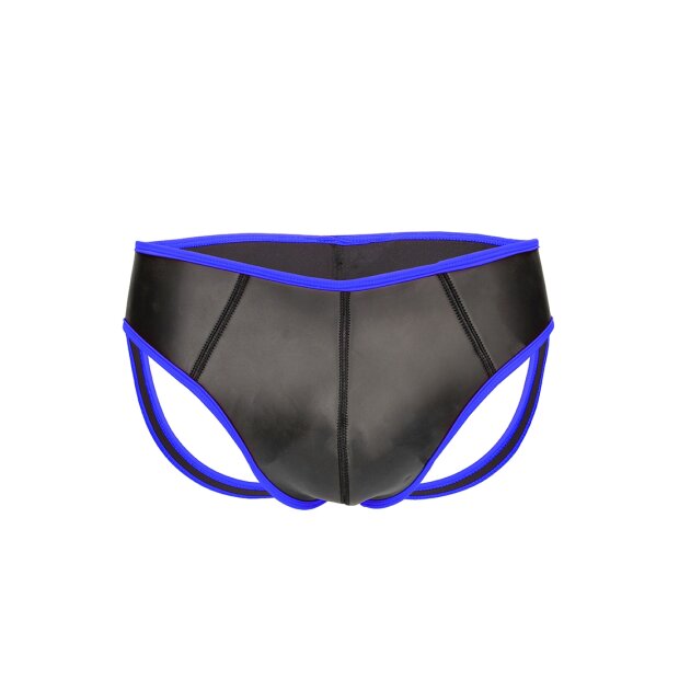 Shots Ouch! Neoprene Jockstrap blau S/M - L/XL
