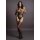 Contrast Suspender Bodystocking - Black Onesize - Queensize