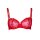 Very sexy unlined lace bra Red - 75D - 85D
