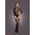 Le Désir Bodystocking with Long Sleeves and Short Turtleneck Black Onesize - Queensize
