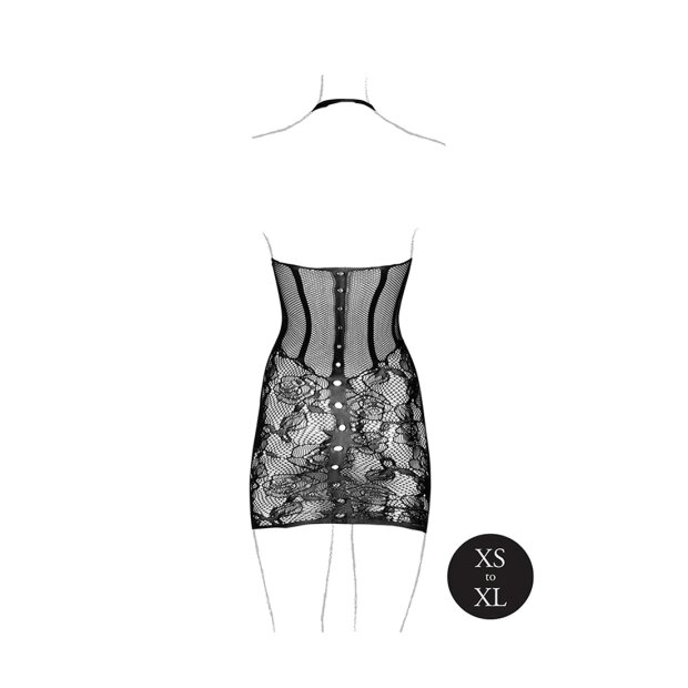 Le Désir Dress with Halterneck Black Onesize - Queensize