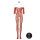 Lace Long-Sleeved Bodystocking Red Onesize - Queensize