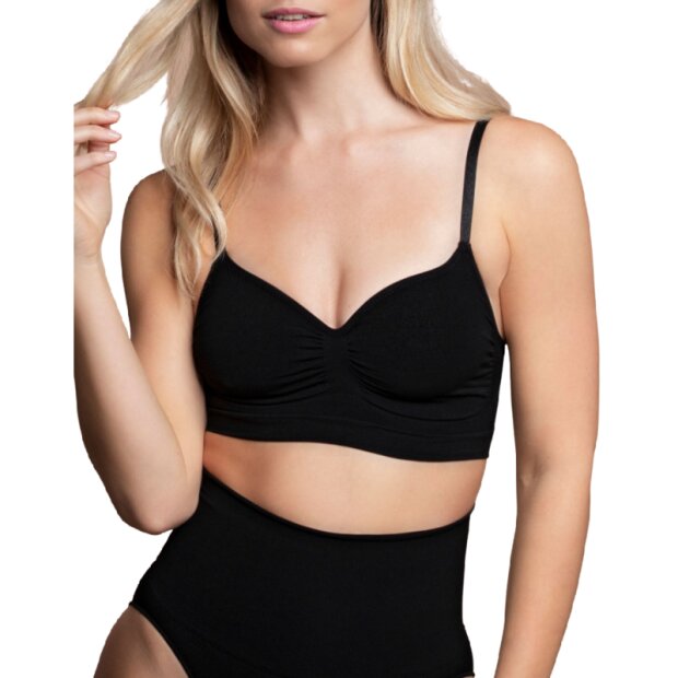 Bye Bra Seamless Bra Medium Control - Black S - XXL