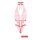 Christine Open crotch Body-Set Renee - Red - S/M - L/XL