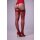 Christine Suspender Stocking - Red - S/M - L/XL