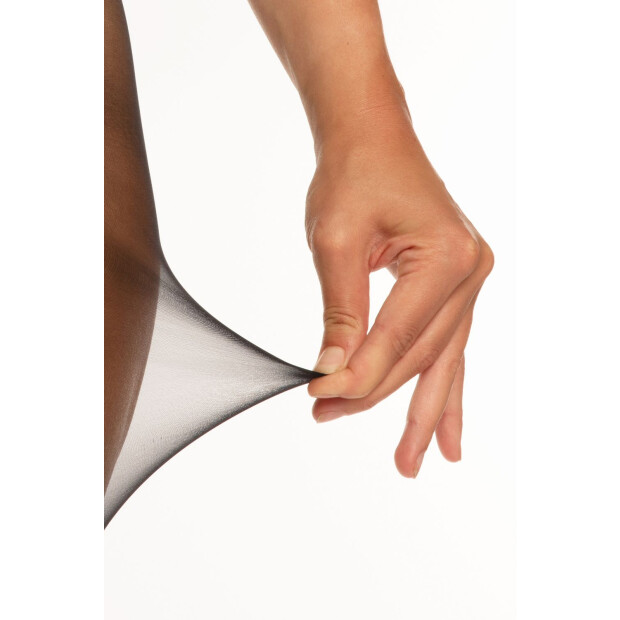 Christine Open crotch tights - Anti-ladder Glorious - black - S/M - L/XL