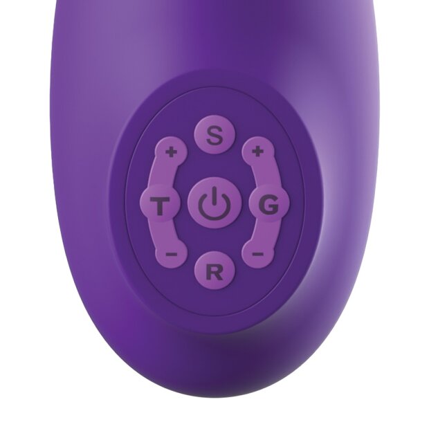 Pipedream G-spot vibrator with vulva suction cup Purple