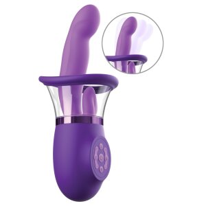 Pipedream G-Punkt-Vibrator mit Vulva Saugnapf Lila