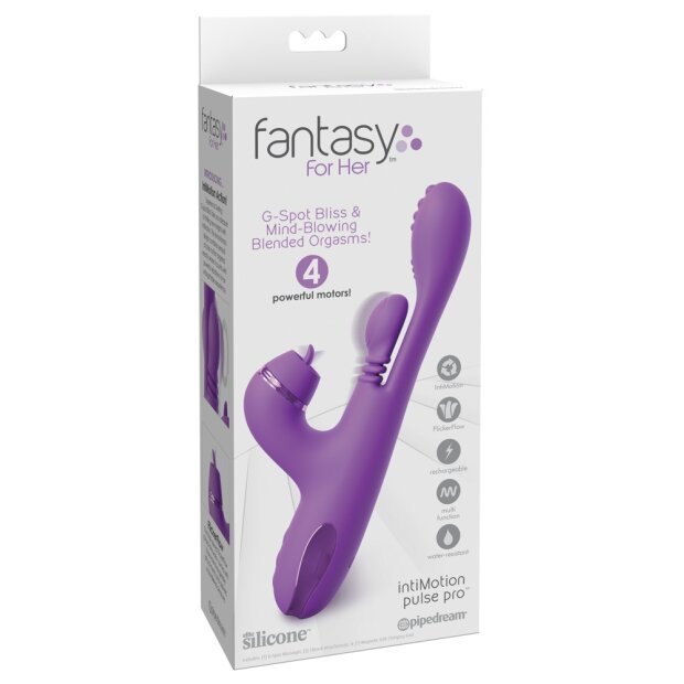 Pipedream Rabbitvibrator mit Noppenkopf Lila