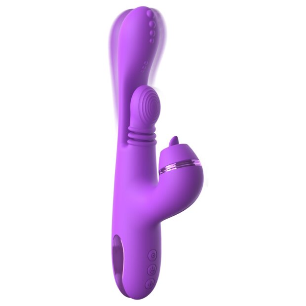 Pipedream Rabbitvibrator mit Noppenkopf Lila