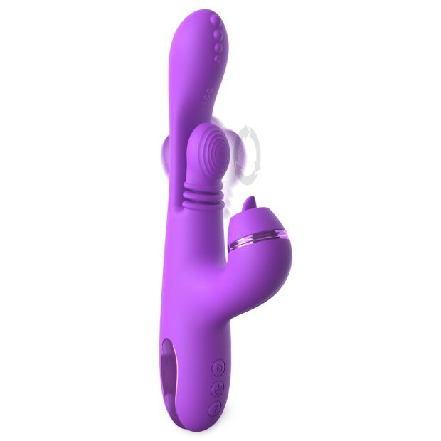 Pipedream Rabbitvibrator mit Noppenkopf Lila