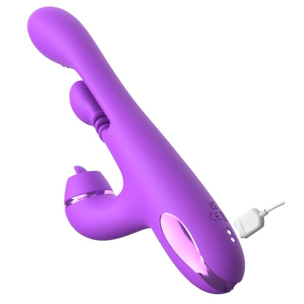 Pipedream Rabbitvibrator mit Noppenkopf Lila