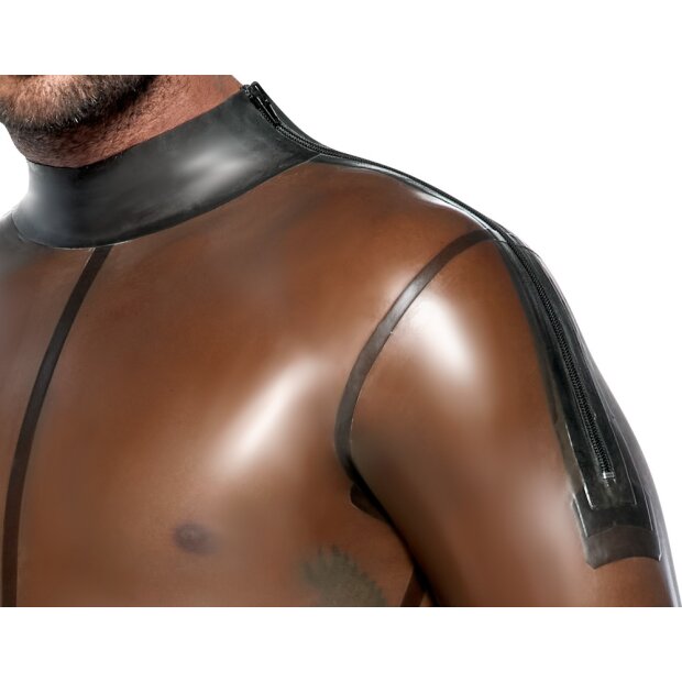 Late X long sleeved jumpsuit with zippers S