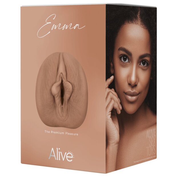 Alive Emma Super Masturbator 710 g 14,8 cm Hellbraun
