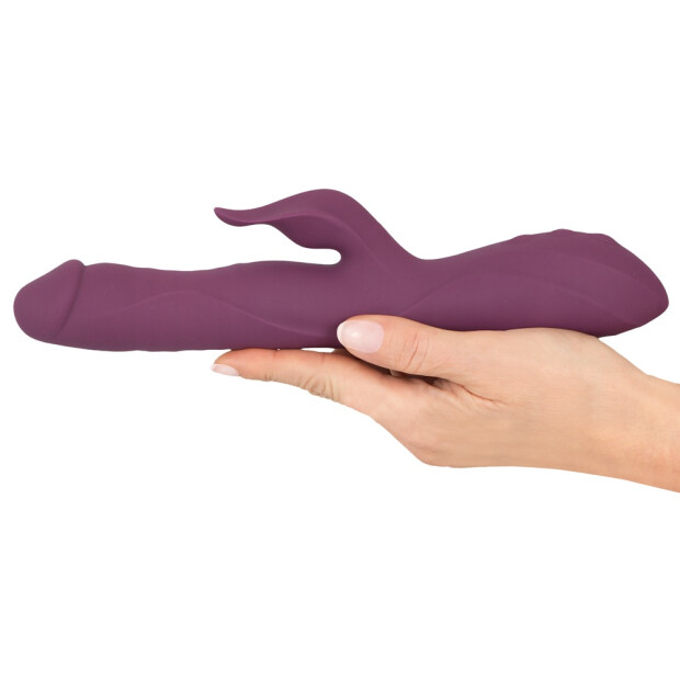 You2Toys Vibromasseur avec stimulation clitoridienne, 3 fonctions, violet