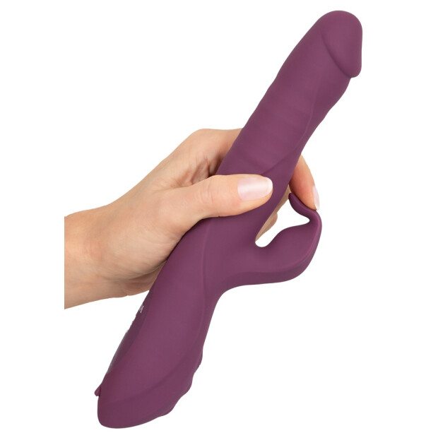 You2Toys Vibromasseur avec stimulation clitoridienne, 3 fonctions, violet