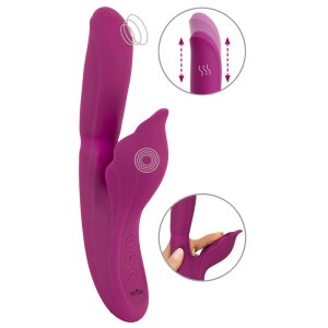 You2Toys Vibrator mit Klitorisstimulation Lila