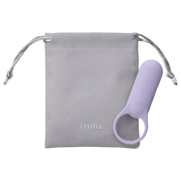 Iroha Mini Vibrator mit dehnbarem Ring Lila