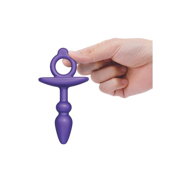 B-Vibe Silicone Anal Plug Purple